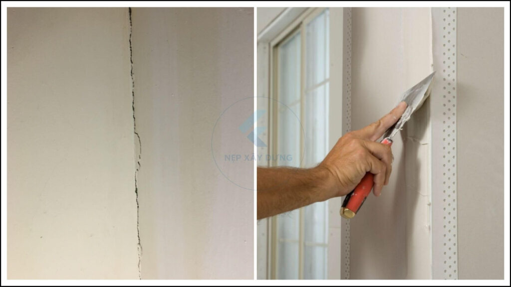 Hình ảnh thi công nẹp nhựa chữ V