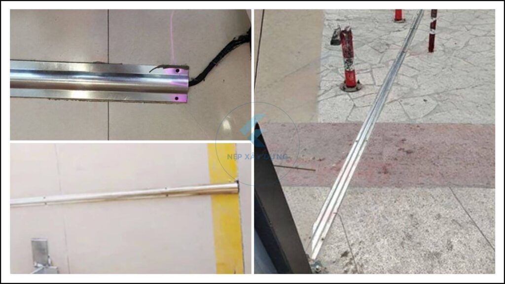 Hình ảnh ứng dụng của nẹp điện bán nguyệt Inox