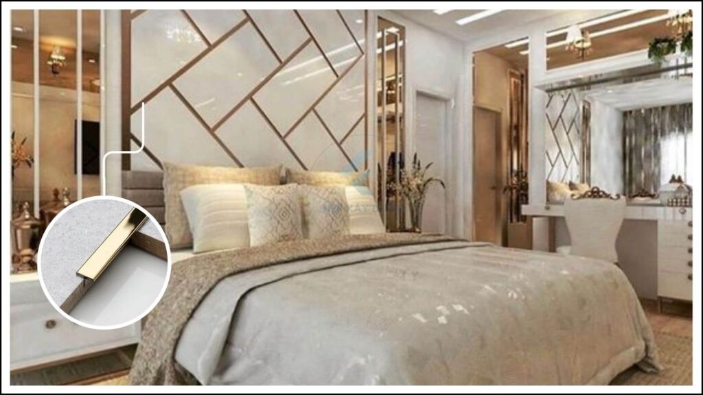 Hình ảnh ứng dụng của nẹp nhôm trang trí