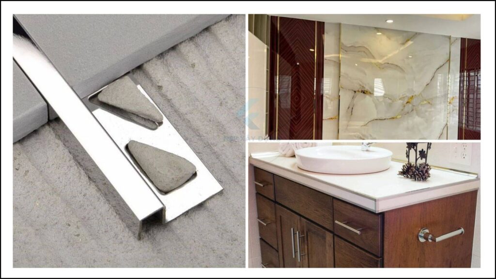 Hình ảnh nẹp nhôm bo góc vuông làm tăng thẩm mỹ cho kiến trúc