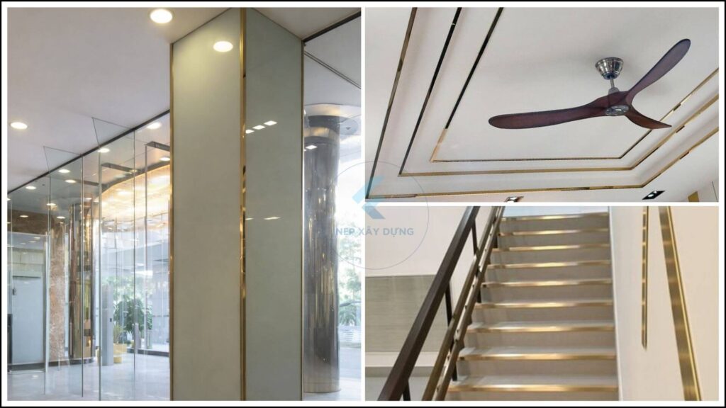 Một số hình ảnh ứng dụng của nẹp nhôm chữ V