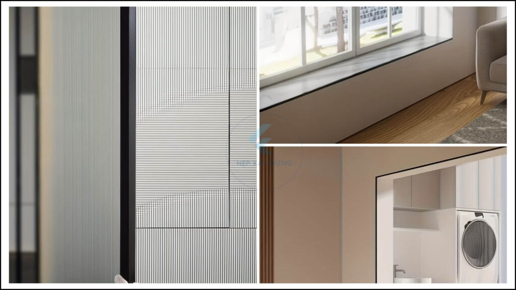 Một số hình ảnh ứng dụng của nẹp nhôm V20 trong thiết kế