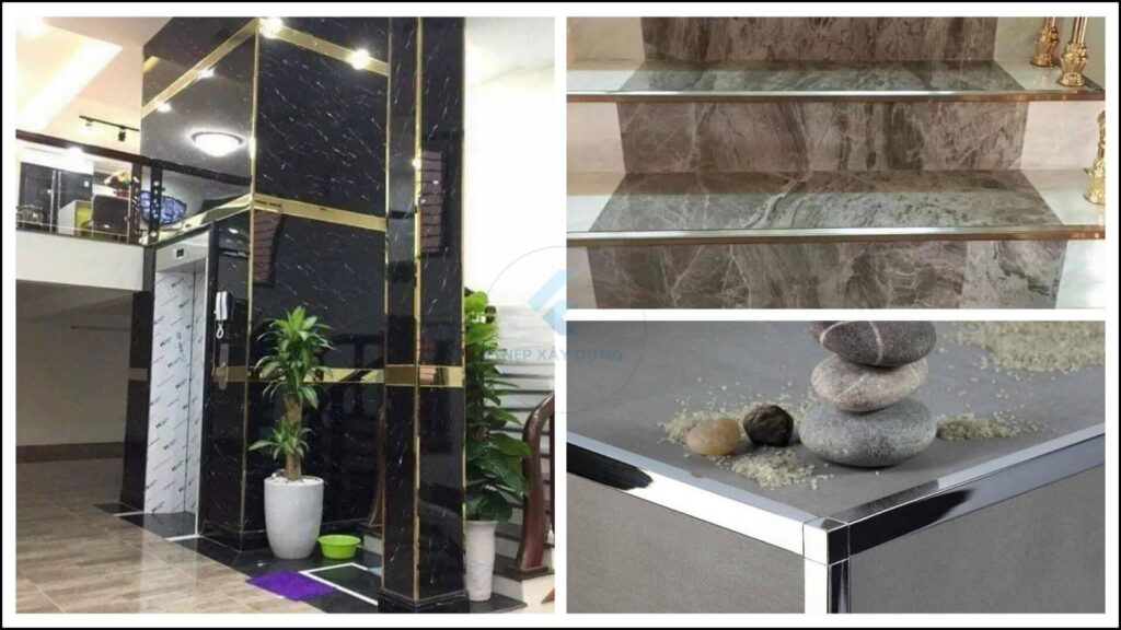 Hình ảnh ứng dụng của nẹp nhôm chữ V