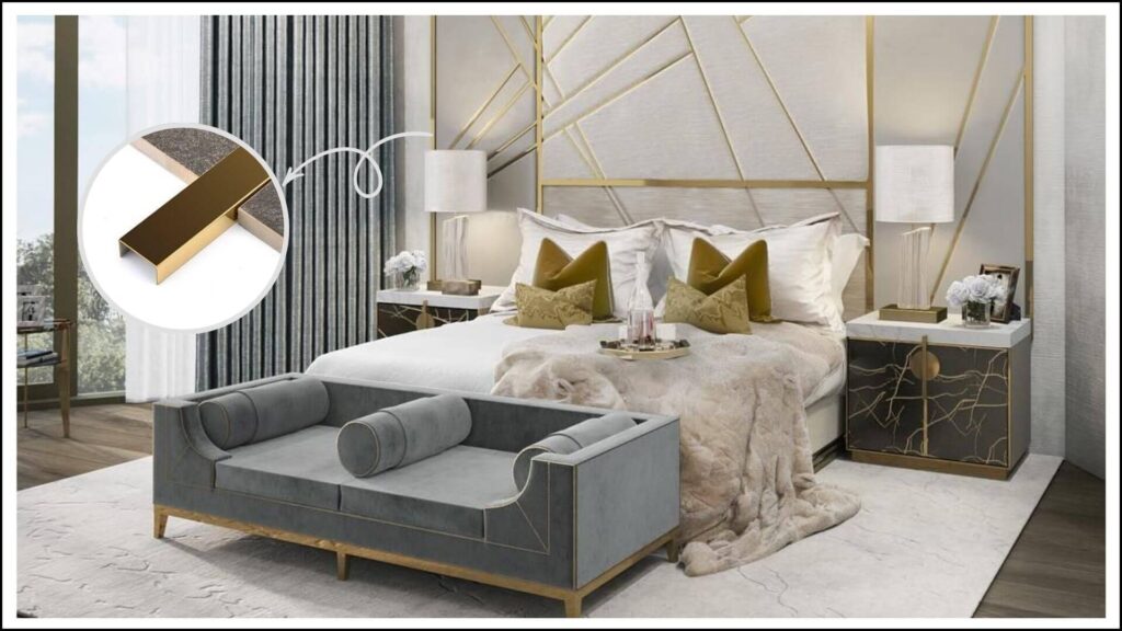 Hình ảnh ứng dụng của nẹp nhôm chữ U trong trang trí