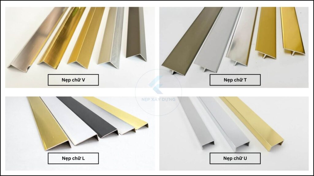 Một số loại nẹp nhôm mạ đồng phổ biến