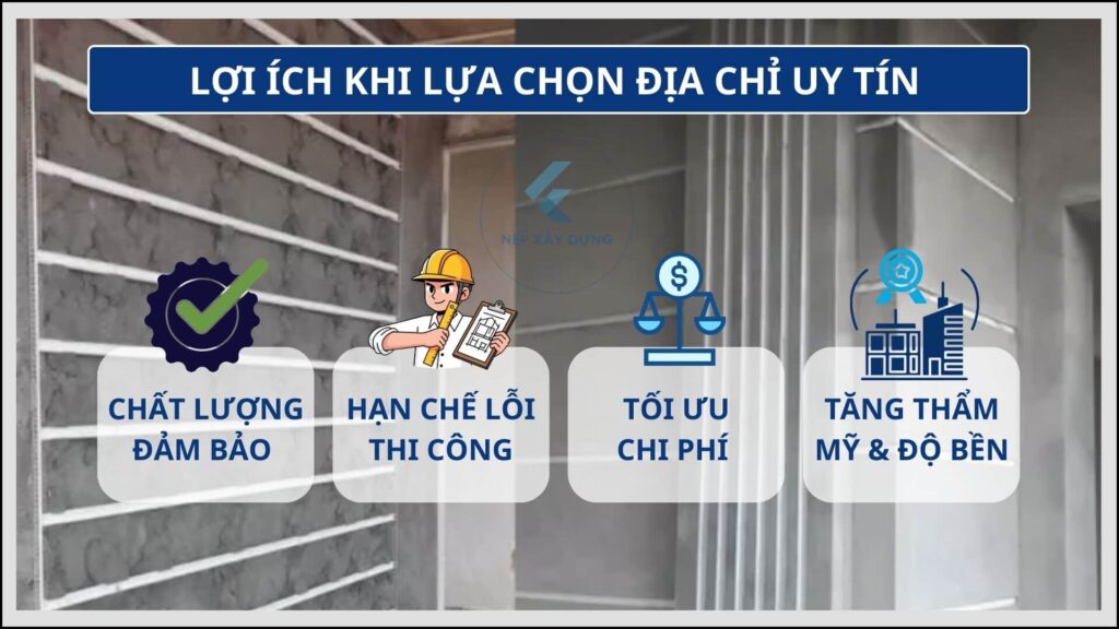 Lợi ích khi lựa chọn địa chỉ uy tín