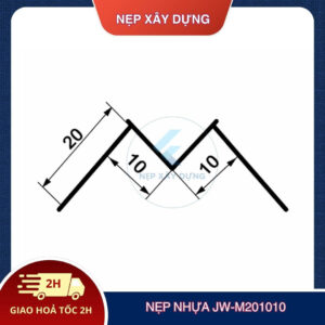 Mặt cắt Nẹp nhựa JW-M201010