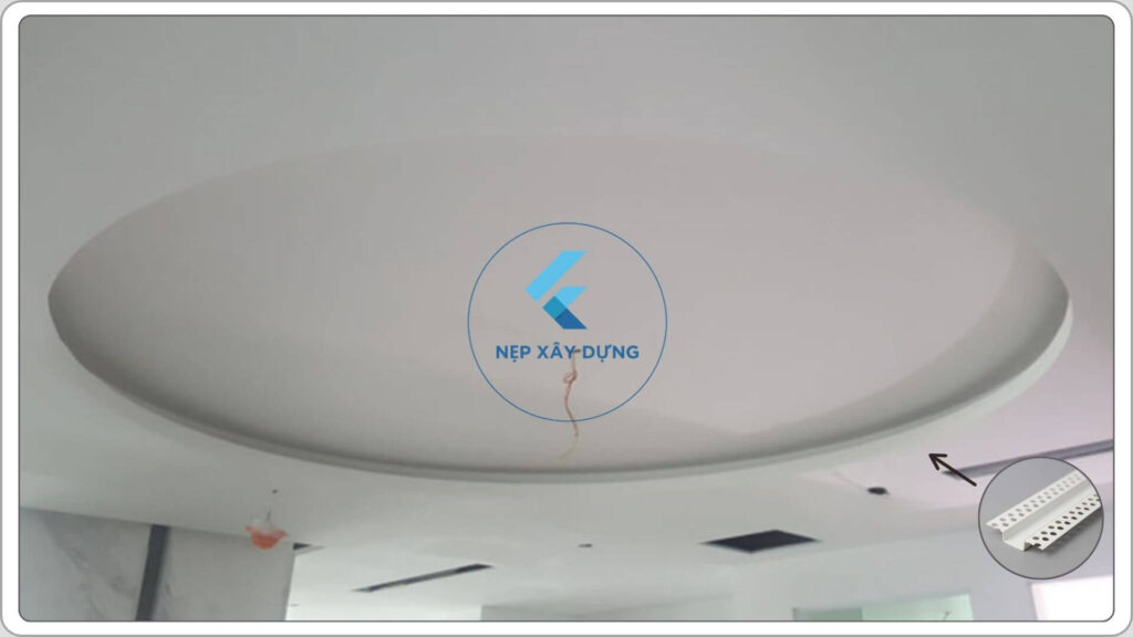 Gía nẹp ron âm trần thạch cao