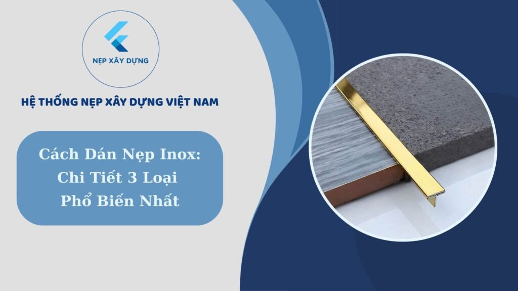 cách dán nẹp inox