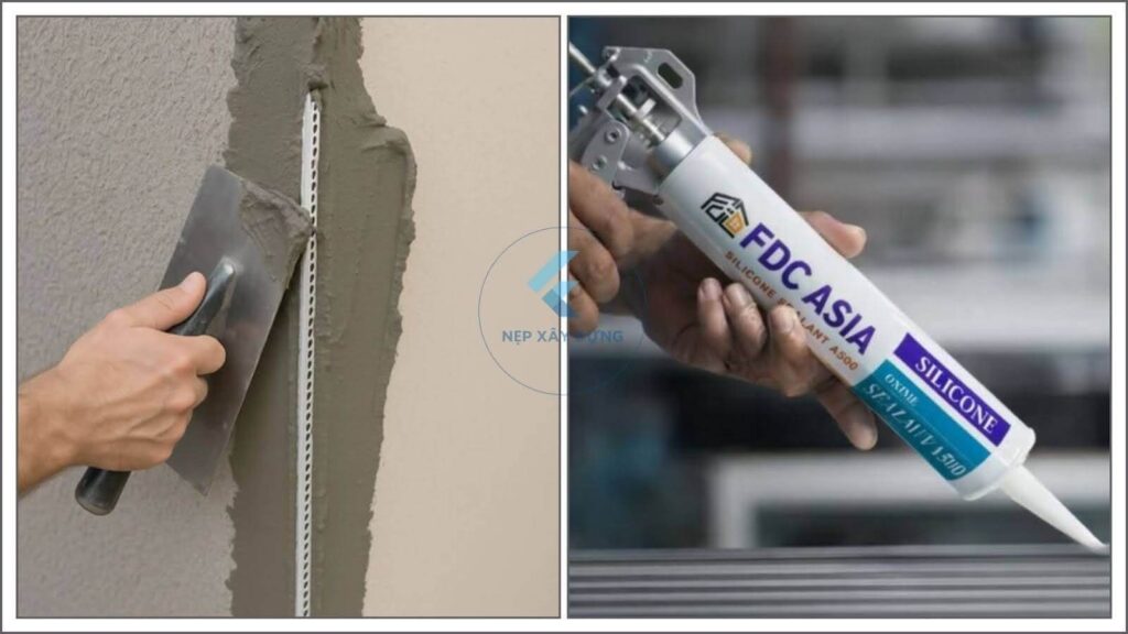 Cách thi công nẹp V nhựa dẻo