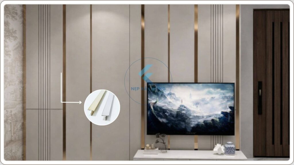 Hình ảnh ứng dụng thực tế nẹp inox