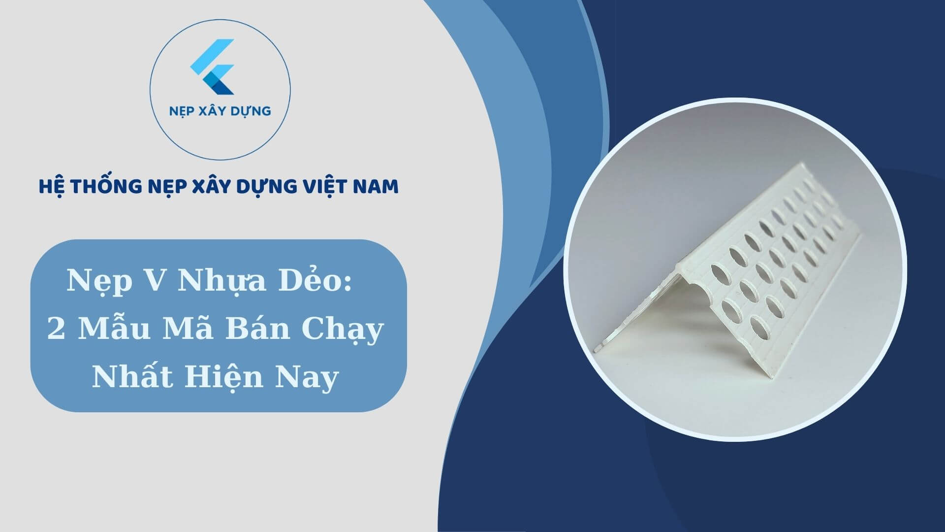 Nẹp V nhựa dẻo
