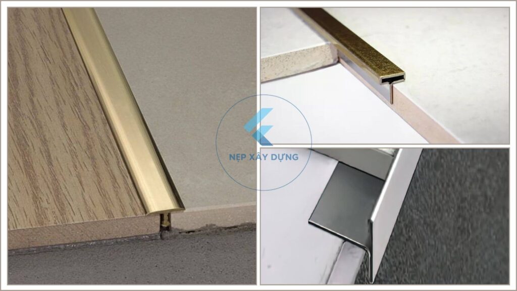 cách dán nẹp inox chữ T