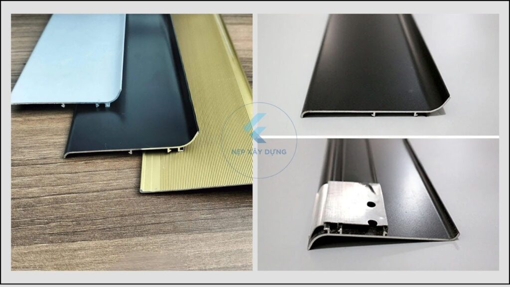 Nẹp len chân tường nhôm