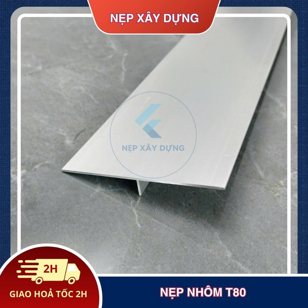 Nẹp nhôm T80