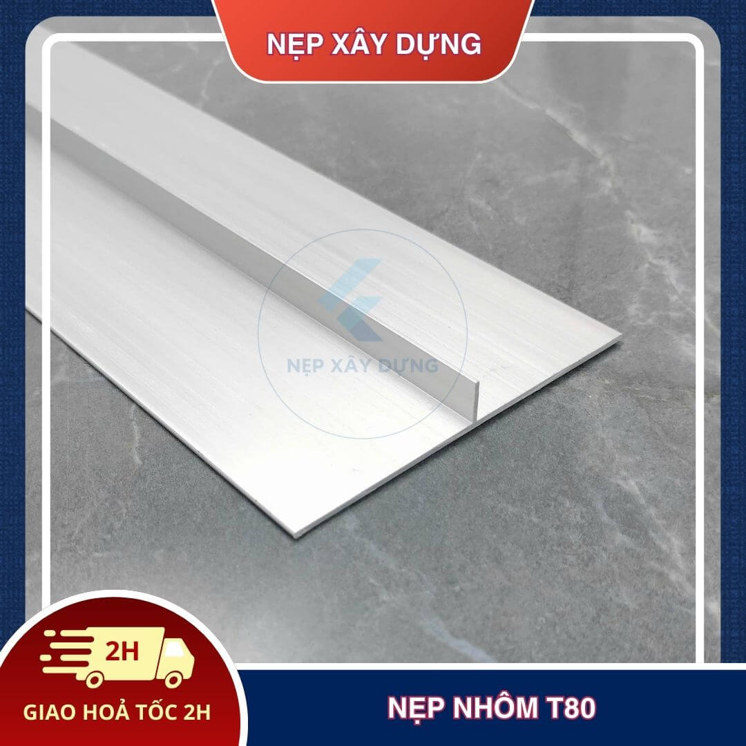 Nẹp nhôm T80