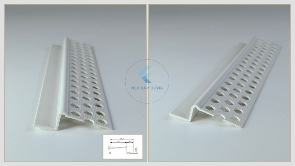 nẹp tách khe trần thạch cao Z10