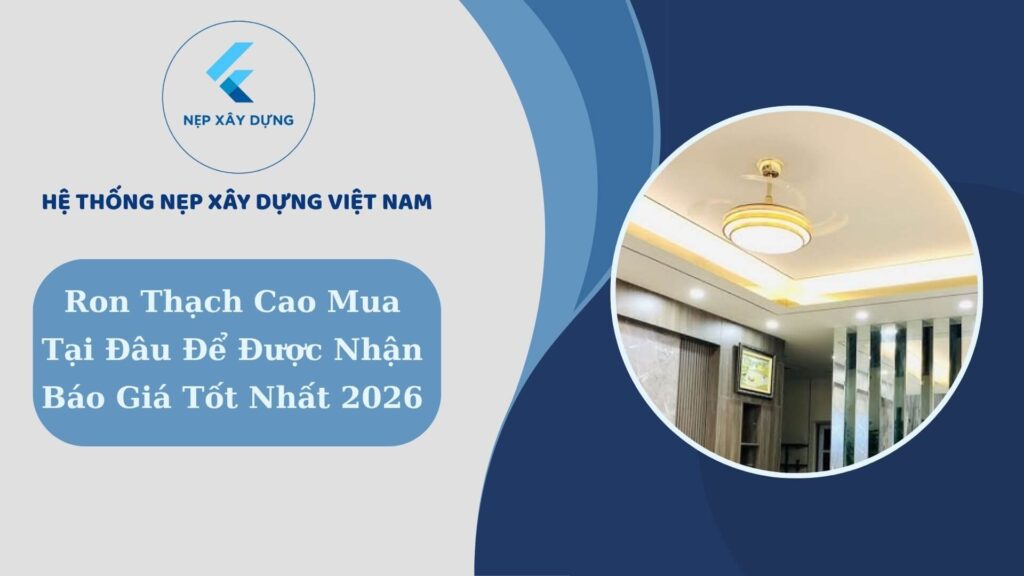 Nẹp ron thạch cao