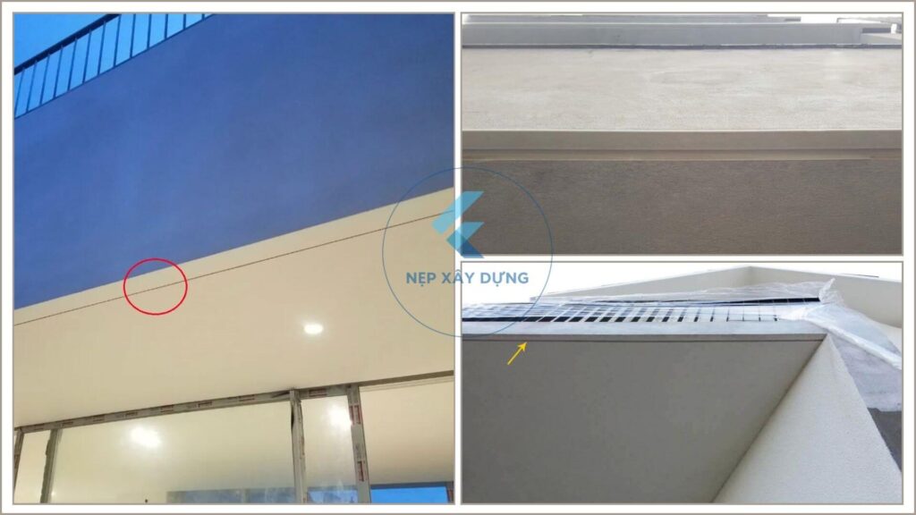 Ứng dụng nẹp chỉ ngắt nước inox ngoài thực tế