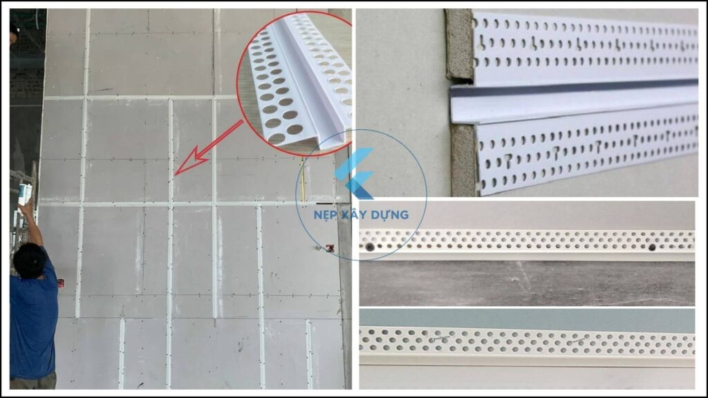 Ứng dụng nẹp ron trần thạch cao trong thi công