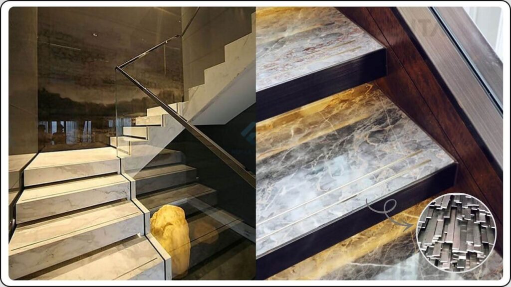 Hình ảnh ứng dụng nẹp la inox 5mm