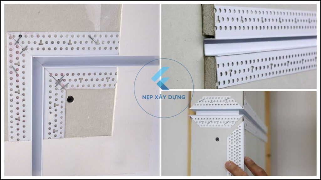 Ứng dụng thực tế nẹp nhựa trần thạch cao