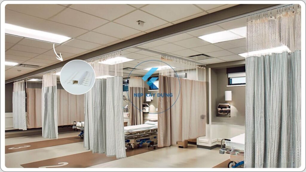 Ứng dụng thực tế nẹp ron trần thạch cao