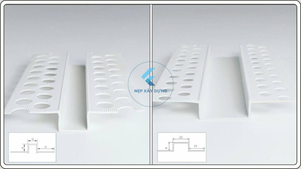 Các loại nẹp ron trần thạch cao uốn cong