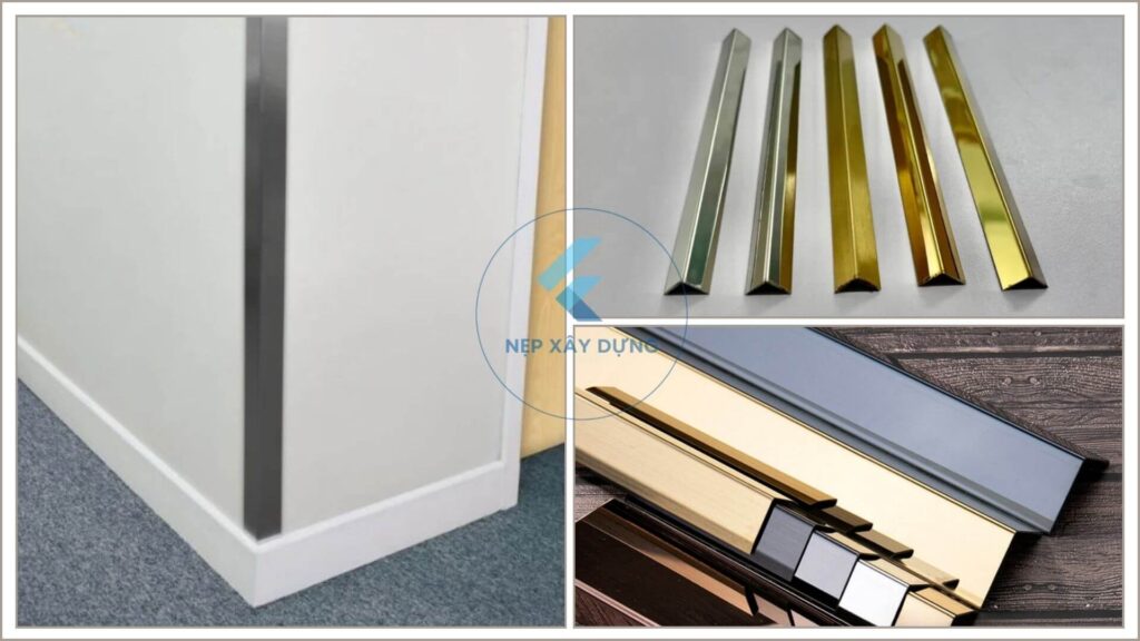 Hình ảnh nẹp V inox 10x10 thực tế
