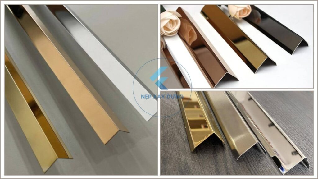 Hình ảnh thực tế nẹp V inox 10x10