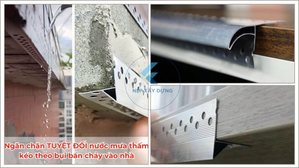 thi công chỉ ngắt nước ban công