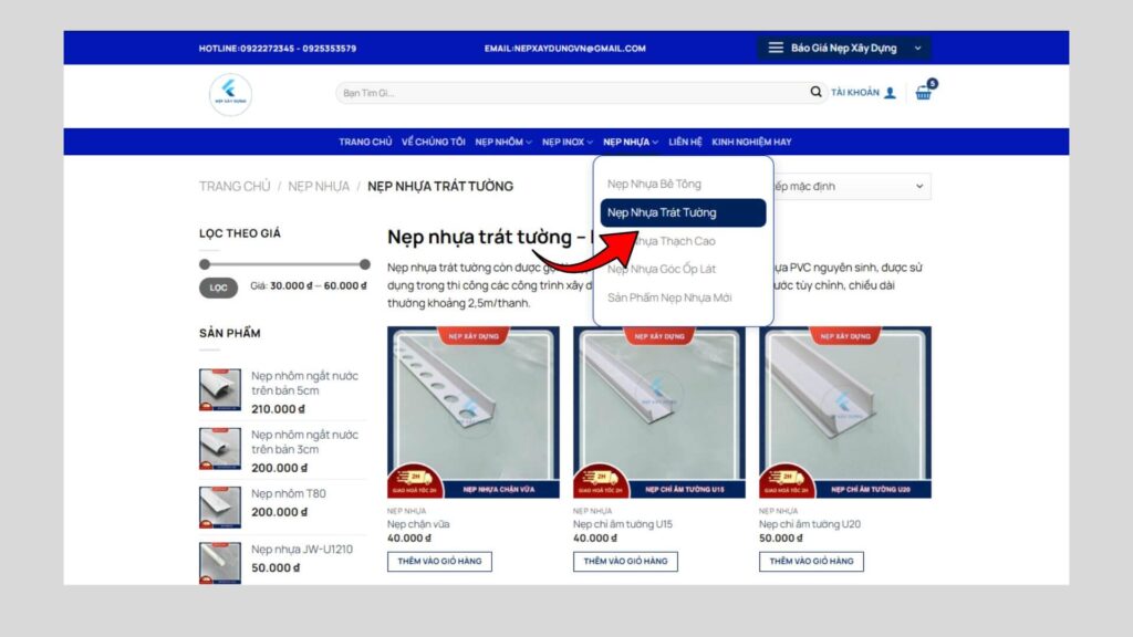 Hướng dẫn mua hàng bước 1